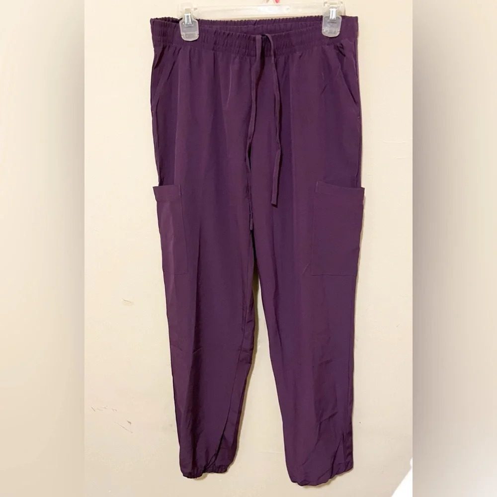 Sz M GT Performance Womens Medical Nursing Jogger Scrub Set Lotus NWT - Picture 6 of 8